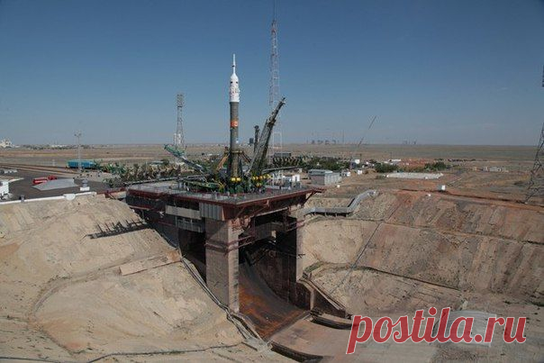 На космодроме «Байконур» проходит подля «Союз-ФГ» / Интересный космос