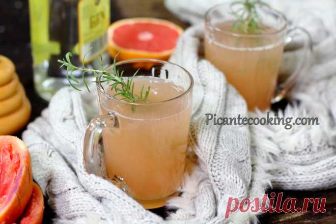 Гарячий Тодді з грейпфрутом та джином | Picantecooking