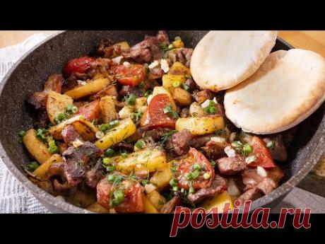 Жаркое по-домашнему. Семья будет довольна. Мясо с картошкой. Идея для ужина.