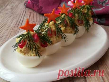Закуска из фаршированных яиц | Вкуснейшая кухня | Яндекс Дзен