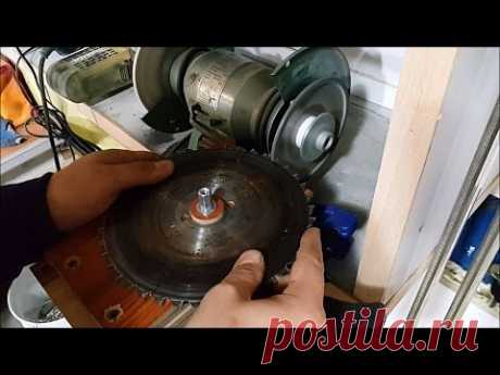 Мои пильные  диски. Часть  вторая. Заточка