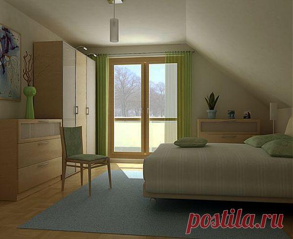 (+1) тема - Уют и комфорт: спальни на мансардном этаже | Интерьер и Дизайн