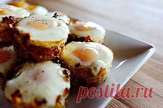 InVkus: Картофельные гнезда с яйцом