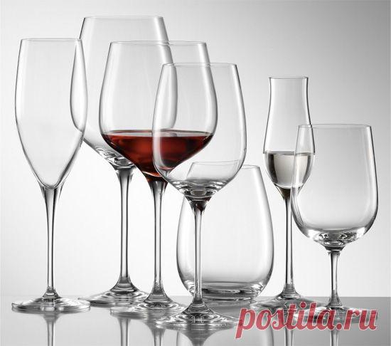 Форма стекла. Гид по винным бокалам.
