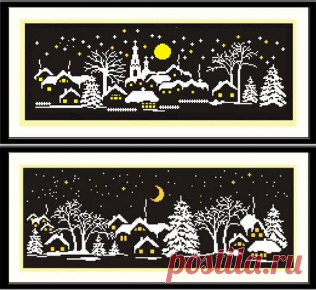 Зима в монохроме.