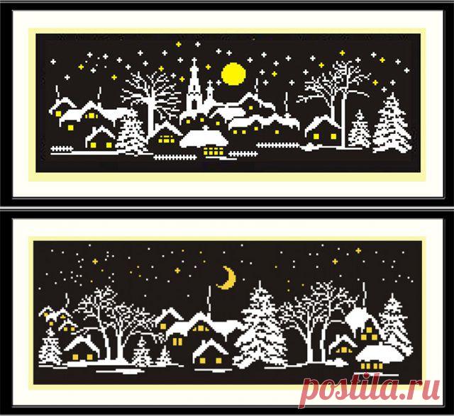 Зима в монохроме.