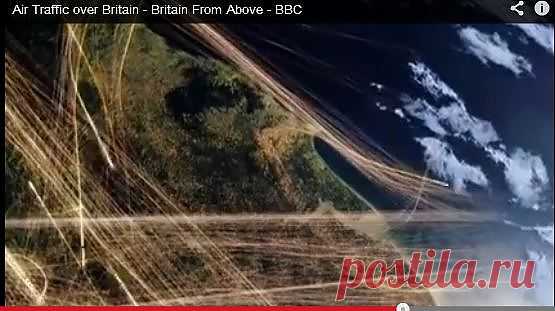 Визуализированный трафик воздушного транспорта