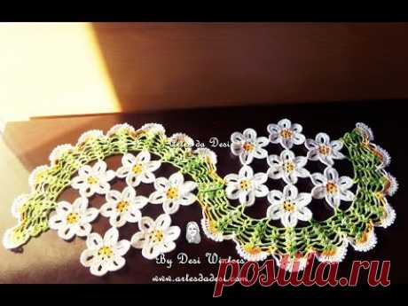 Passo a passo Centro de Mesa Espiral de Margaridas - Desi Winters - YouTube