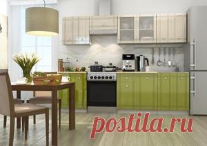 Купить кухню AlphaNi Сити (ваниль и олива) под заказ в Минске