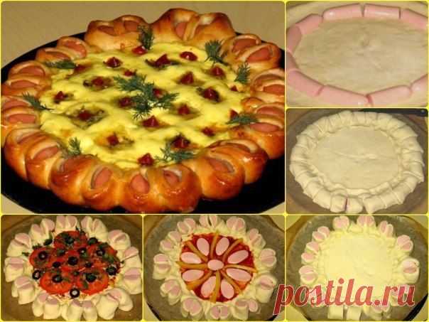 Пицца-цветочек": | Хозяин и Хозяюшка