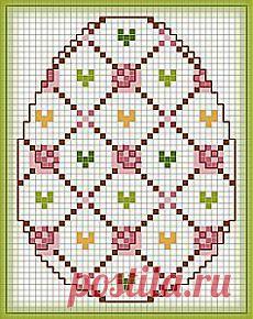 Вышивка крестиком, схемы пасхальных яичек / Вышивка крестиком и бисером - схемы и хвастушки / Лунтики. Развиваем детей. Творчество и игрушки