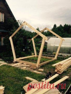 - Беседка за 8 часов. Быстро- не значит плохо!