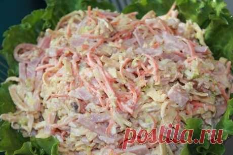 Новый салат "Растрепа" с курицей - легкий и очень вкусный рецепт | Вкусно и полезно | Яндекс Дзен