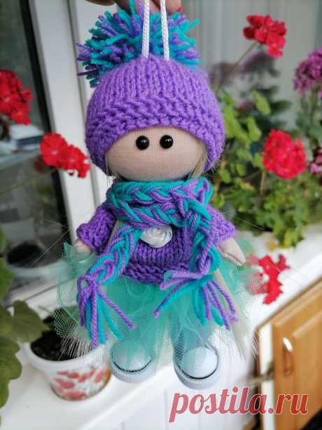 Hand-made товароы: текстильная подвесная кукла. купить у мастера без наценок!