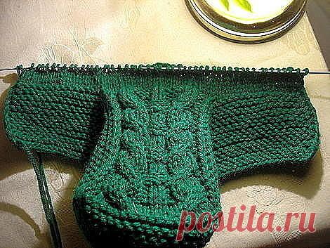 Пинетки для взрослых (Вязание спицами) | Журнал Вдохновение Рукодельницы
