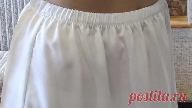 Как красиво вшить широкую резинку | Молния: мастерская Xev | Дзен