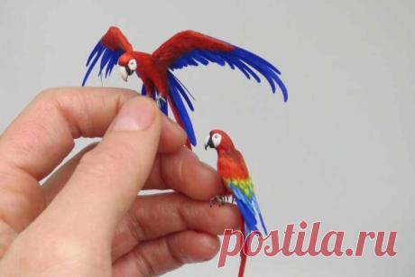 Миниатюрные скульптуры - точные копии животных и растений. Fanni Sandor - Художники, фотографы и скульпторы со всего света Фанни Сандор (Fanni Sandor) была очарована миниатюрами с детства, построив свою первую миниатюрную скульптуру из зубочисток, свечного воска, бумаги и клея в шесть лет