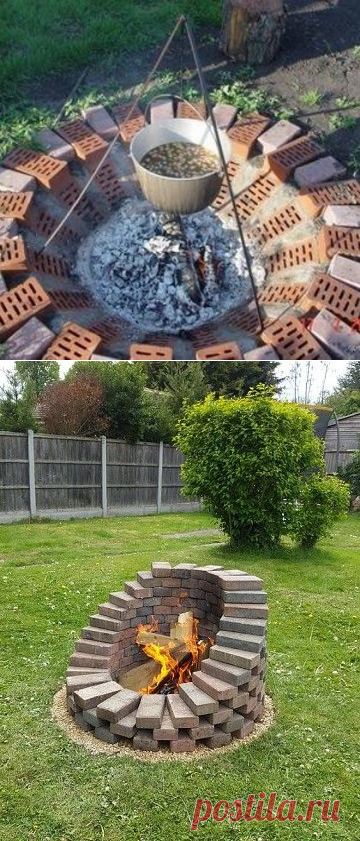 Очаг для костра на даче: идеи — Сделай сам, идеи для творчества - DIY Ideas