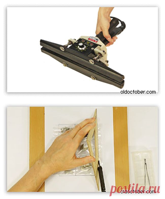 Приспособление для сварки полиэтиленовой пленки