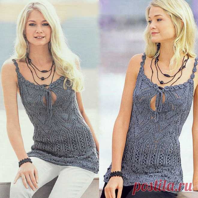 10 летних топов спицами с подробным описанием | Вязание с Paradosik_Handmade | Дзен