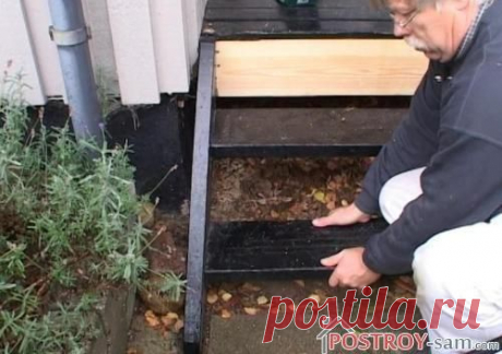 Ремонт ступенек крыльца. Видео