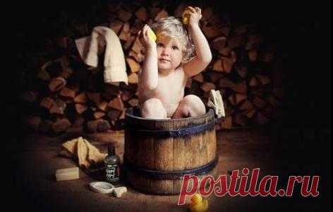 Польза бани для малышей