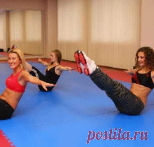 Калланетика - растяжка.