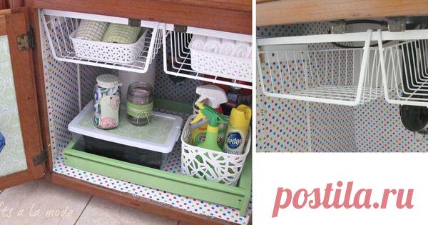 Организация хранения в ванной комнате