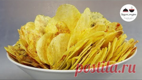 ЧИПСЫ в Микроволновке 4 ВКУСА! Обалденные! Homemade Potato Chips