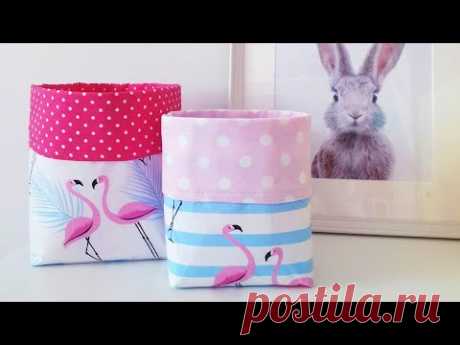 КАК СШИТЬ КОРЗИНУ-ОРГАНАЙЗЕР / СВОИМИ РУКАМИ / DIY