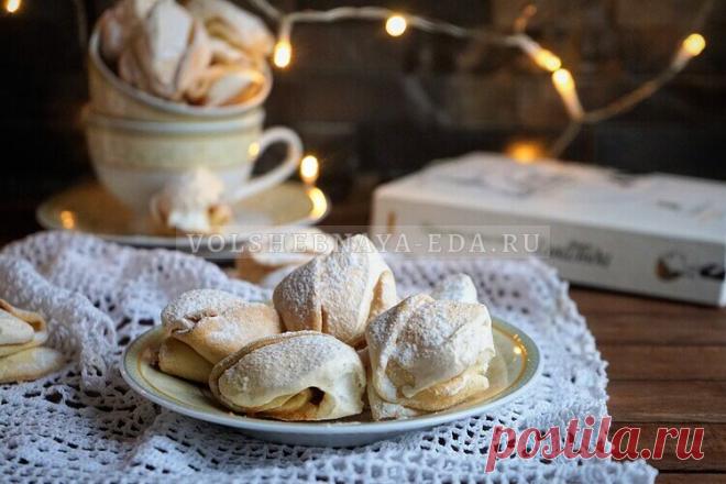 Пирожные «Сугробы» с безе | Волшебная Eда.ру Как приготовить нарядное пирожное с безе - пошаговый рецепт с фото.