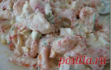 Салат с креветками и ананасом / Салаты из морепродуктов / TVCook: пошаговые рецепты с фото