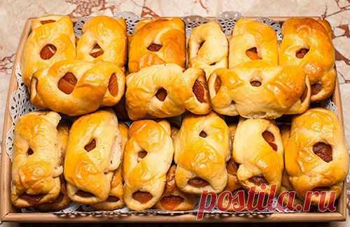 Сдобные булочки с курагой | Raznosole.com