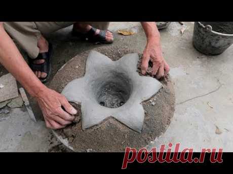 Creative Construction Ideas At Home - How To Make Cement Pots - Ideas Bonsai Pots From Cement