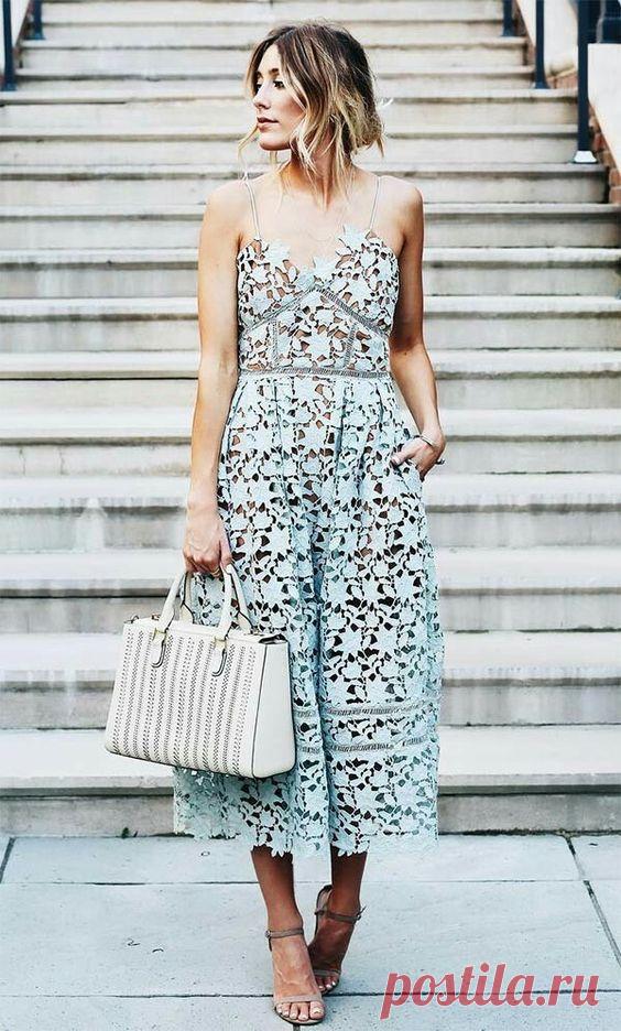Кружевные платья-главный романтический тренд лета. Супер нежные образы. — Мой милый дом