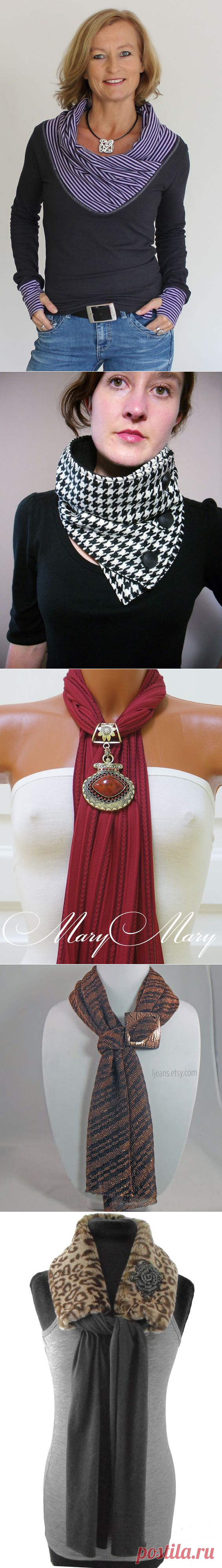 В копилку портнихе: воротники и шейные аксессуары