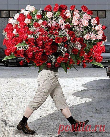 я несу тебе цветы , как единственной на свете королеве красоты....