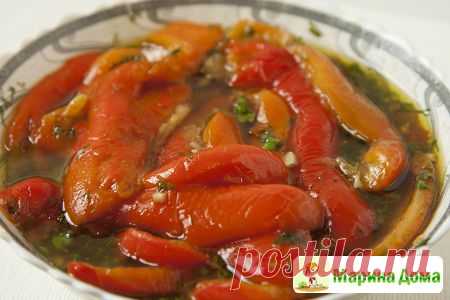 Запеченные маринованные перцы » Вкусные рецепты у Марины дома