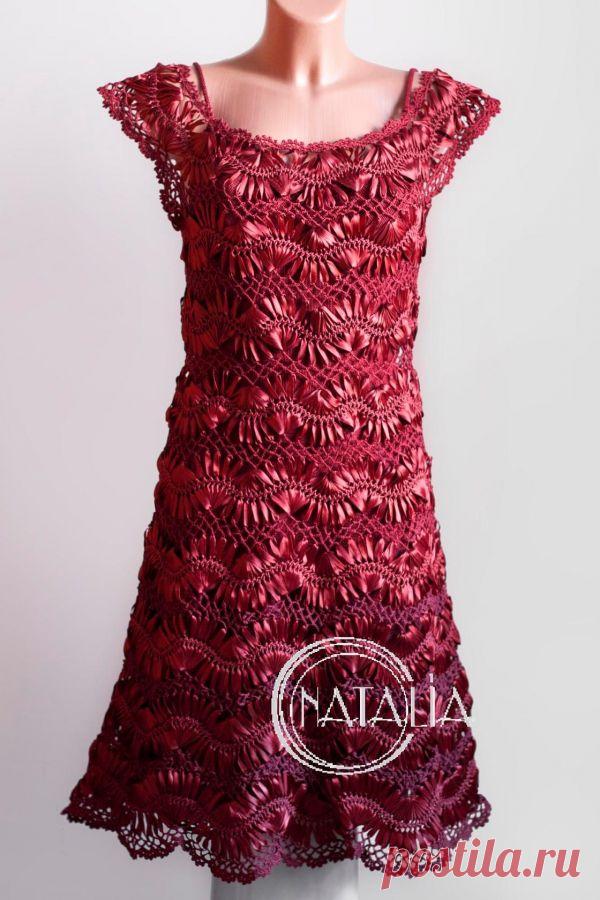 (99) Одноклассники.Платье Брагиной Наталии из... / Рукоделие / Вязаные платья.Юбки. / Pinme.ru