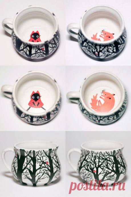 Жили - были, в темном-темном лесу... / Сервировка стола /