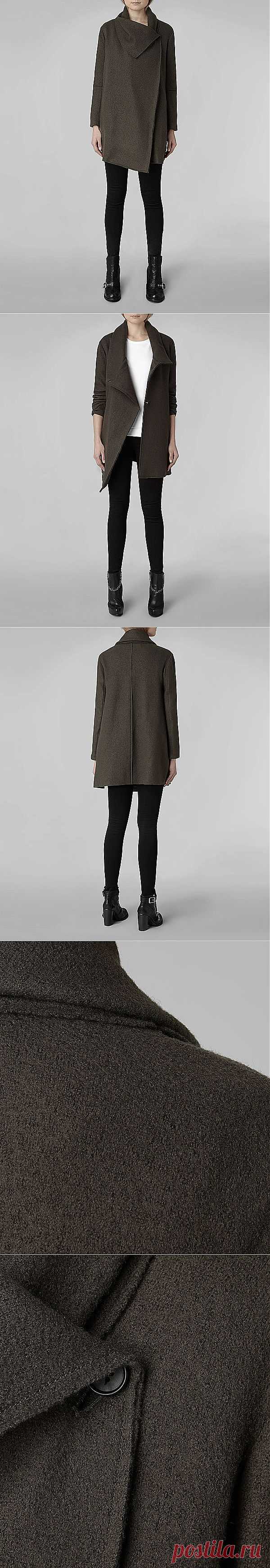 Womens Vana Coat (Khaki) | ALLSAINTS.com