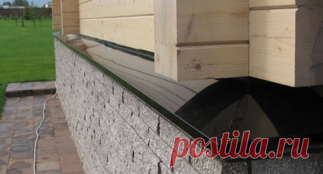 Отливы для цоколя: особенности монтажа, как соединить между собой, крепление Отливы для цоколя: необходимость и назначение, правила выбора и материалы. Особенности и декоративные качества, технология монтажа и основные нюансы, схемы установок.