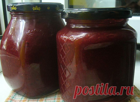 Сливовый соус к мясу.