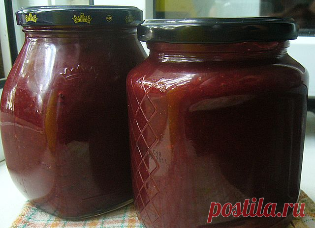 Сливовый соус к мясу.