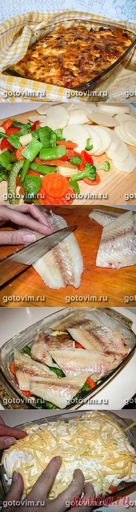 Запеканка из пикши с овощами. Фото-рецепт / Готовим.РУ