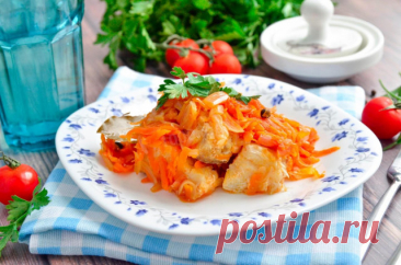 Треска под маринадом из моркови и лука классическая рецепт фото пошагово и видео - 1000.menu