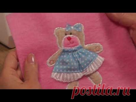 Шьем детское одеяло из флиса с аппликацией
