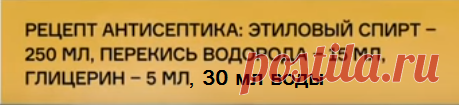 Антисептик своими руками