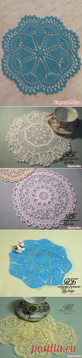 . Салфетки - моя любовь. - Все в ажуре... (вязание крючком) - Страна Мам
