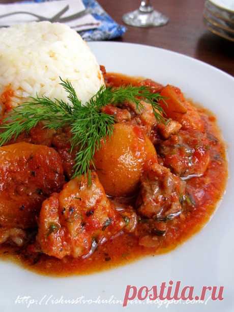 Курица тушеная с абрикосами - Вкусно с Любовью - медиаплатформа МирТесен